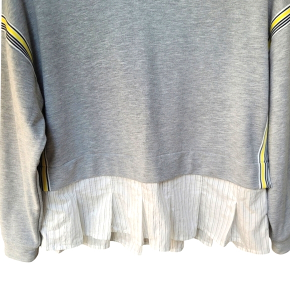 Maeve Stripe Tape Twofer Blouse Size XS - Picture 5 of 14